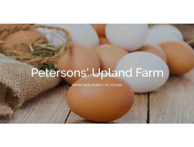 1 Flat of X-Large White Eggs from Peterson's Upland Farm Wahiawa