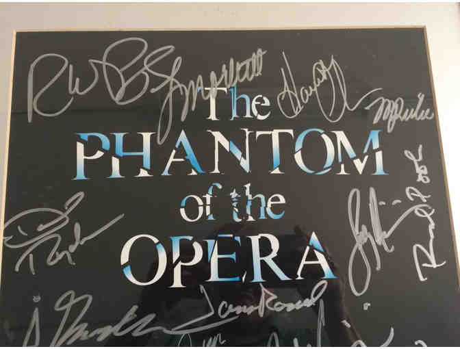 Phantom of the Opera - Original Poster from the Majestic Theatre, Signed by Cast