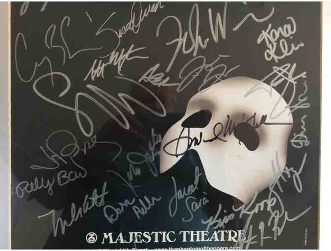 Phantom of the Opera - Original Poster from the Majestic Theatre, Signed by Cast