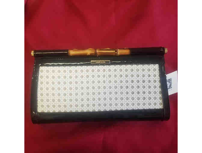 Anne Klein Earthly Delights Clutch - Black and White