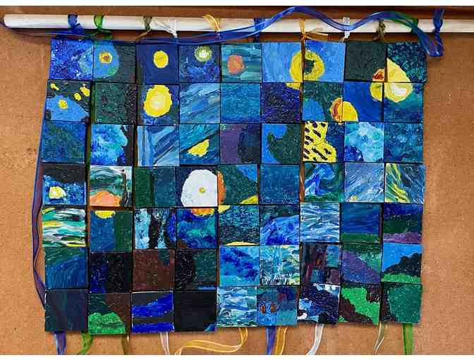 Abstract Starry Night Painting- 5-6 Grade