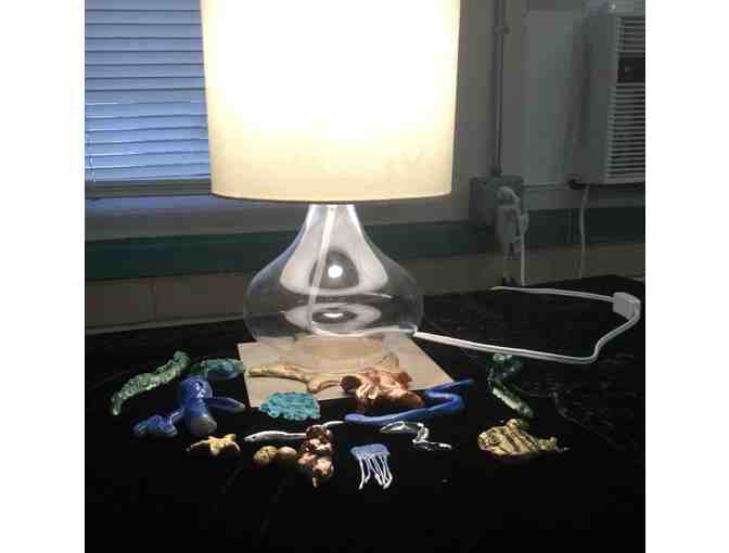 Ocean Lamp by Grade 2 (with help by grade 1)