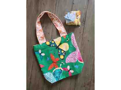 Tote and Rice Bag with Matching Crunchie