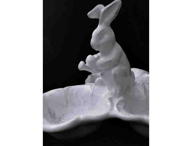 Ceramic White Rabbit Serving Bowls