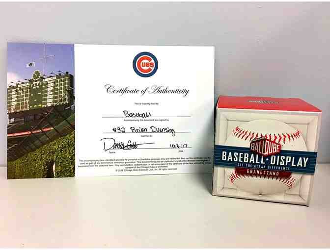 1 Brian Duensing Chicago Cubs Autographed Baseball
