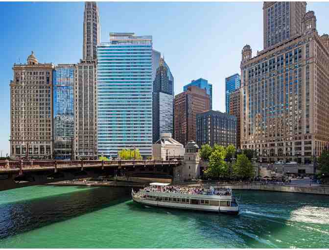 2 night stay at The Royal Sonesta Chicago Downtown, $100 credit at Hoyt's and comp prkg