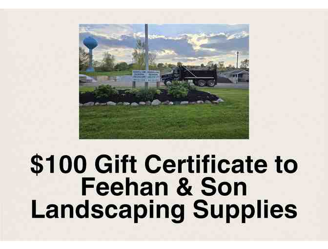 $100 Gift Certificate to Feehan & Son Landscaping Supplies - Photo 1
