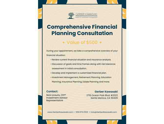Financial Planning Session with CFPÃÂ®
