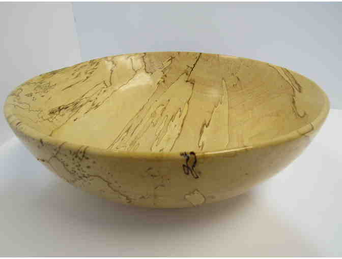 Handmade Spalted Beech Salad Bowls