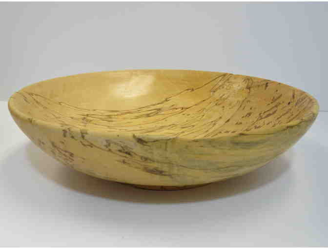 Handmade Spalted Beech Salad Bowls