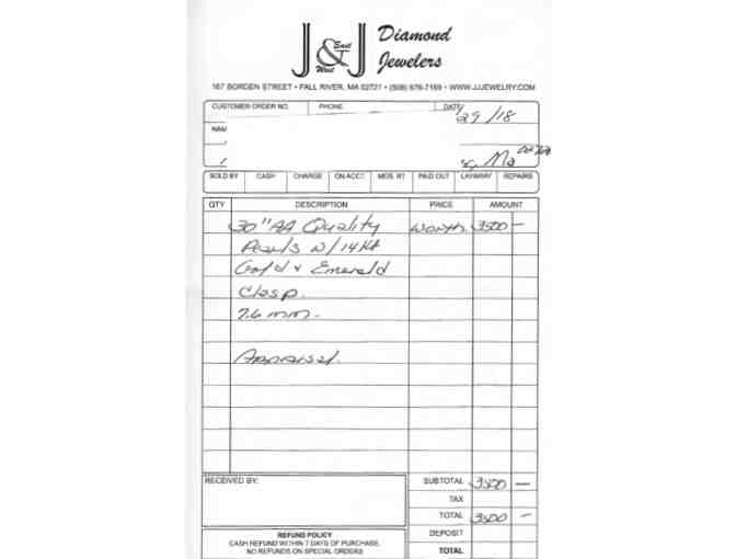 30' AA Quality Pearls