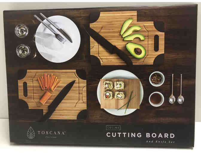 Toscana Cutting Board and Knife Set - Photo 1