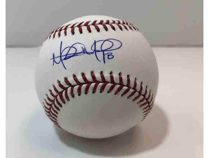 Mitch Moreland Autographed Baseball