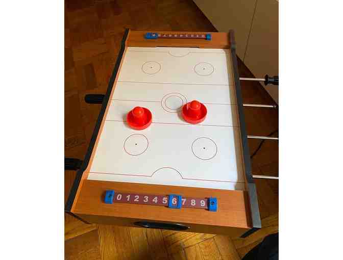 Brookstone 2 in 1 Tabletop Foosball and Hockey Game