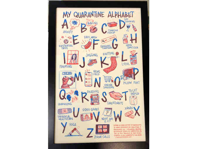 Quarantine Alphabet Poster - Photo 1