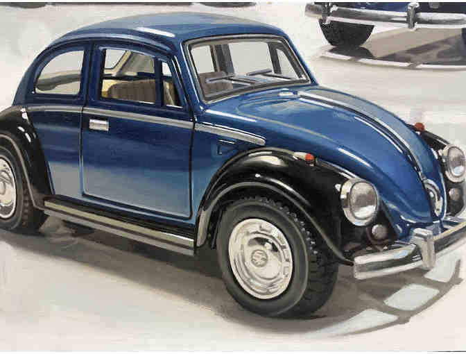 1967 VW Beetle Oil Painting