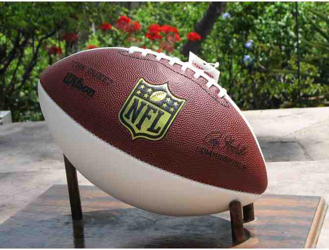 Hand Signed Authenticated Football - San Diego Chargers Linebacker Melvin Ingram