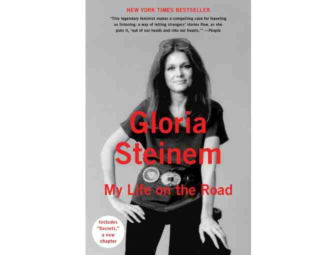 My Life on the Road signed by author Gloria Steinem