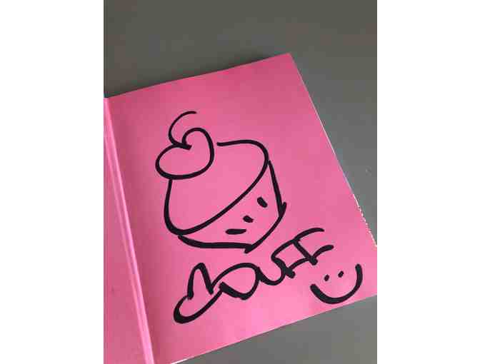 Signed Duff Goldman Cookbook and Utensil Set