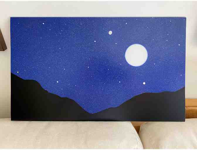 'Night #5' Painting by David Phillips Hodge