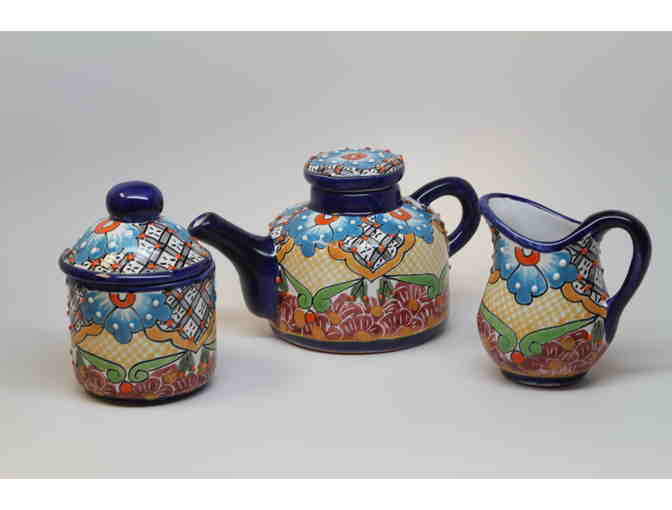 Mexican Talavera  Tea Set