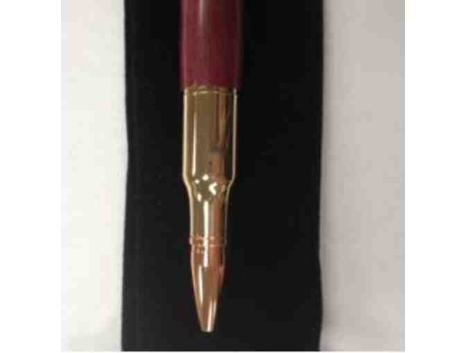Hand-Turned, Handmade Wooden Pen With Bullet Point