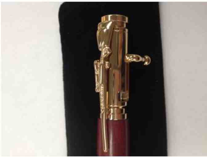 Hand-Turned, Handmade Wooden Pen With Bullet Point