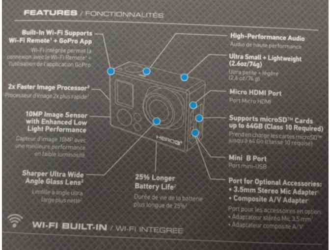 GoPro Waterproof Camera Silver Edition