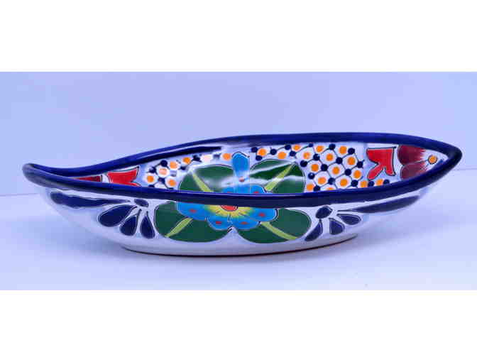 Talavera Mexican Pottery - Oblong Bowl