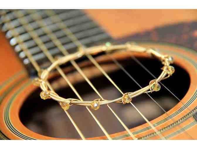 Set of Three Guitar String Bangle Bracelets
