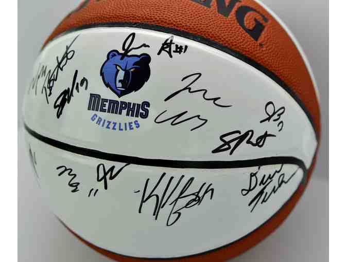 Memphis Grizzlies Autographed Basketball
