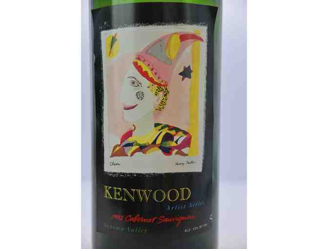 1 Bottle 'Clown' by Henry Miller Kenwood Vineyards Artist Series(Empty for Decorative Use)