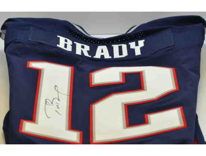 Tom Brady Autographed, Framed Jersey