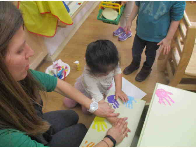 86 Red 1 2PM - Handprint Step Stool