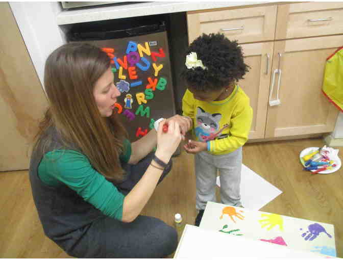 86 Red 1 2PM - Handprint Step Stool