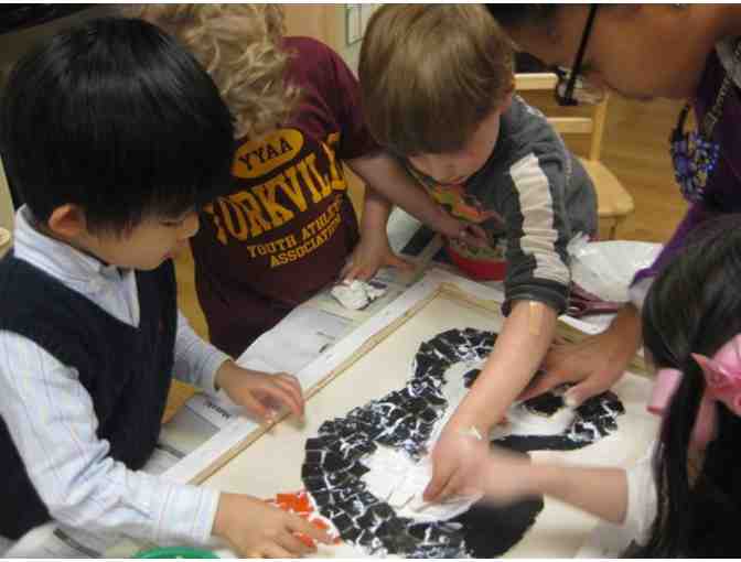 86 Pre-K 1 - Mr. Poppers Penguins Journal, Plush and Mosaic Artwork