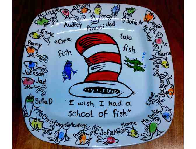 76 Green 2 PM - Cat in the Hat Journal, Plush and Decorated Platter