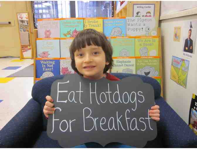 76 Green 3 PM - Mo Willems Pigeon Journal, Plush and Photo Collage