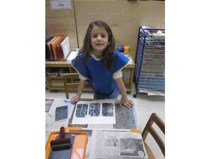 76 Pre-K 2 - Flamish the Dragon Journal, Plush and Block Print Artwork