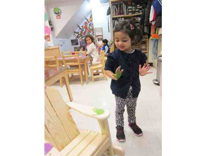 45 Red 2 2AM - Decorated Rocking Chair