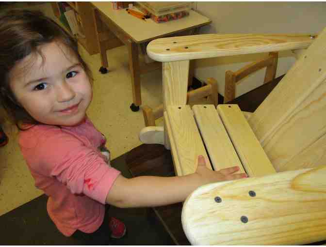 45 Red 2 3AM - Decorated Rocking Chair