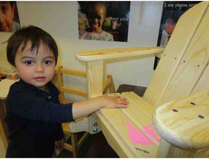 45 Red 2 3AM - Decorated Rocking Chair