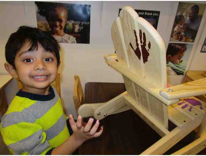 45 Red 2 3AM - Decorated Rocking Chair