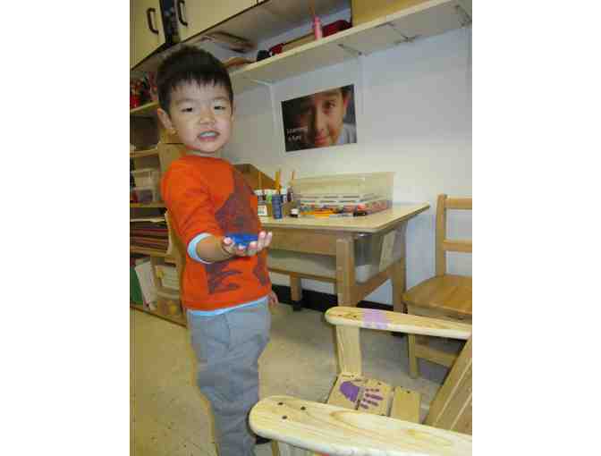 45 Red 2 3AM - Decorated Rocking Chair