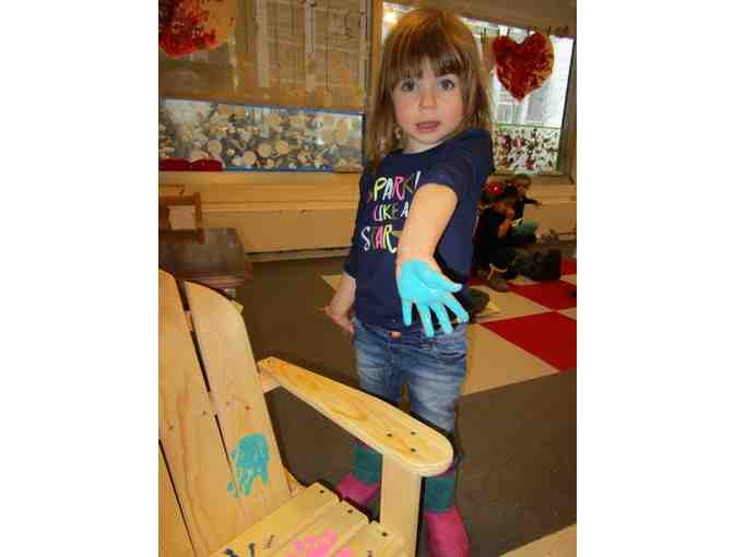 45 Red 2 3AM - Decorated Rocking Chair