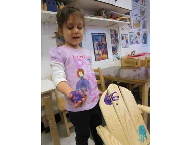 45 Red 2 3AM - Decorated Rocking Chair