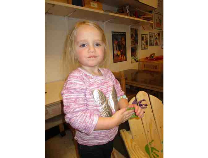 45 Red 2 3AM - Decorated Rocking Chair