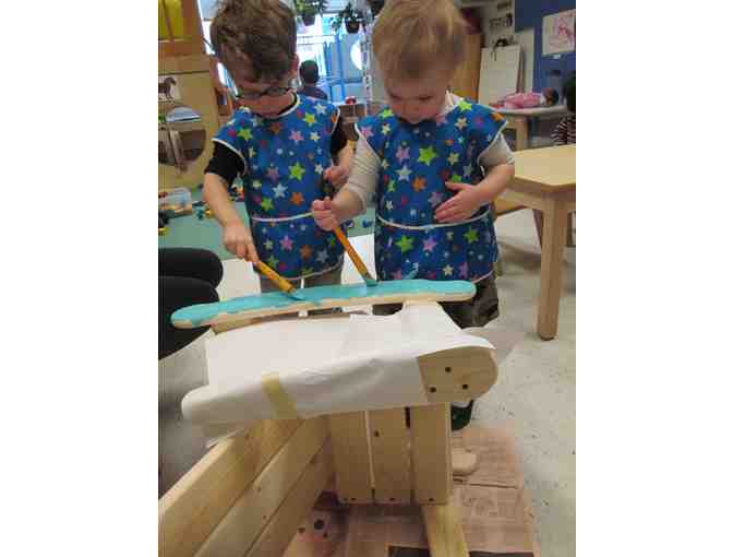 45 Red 1 - Handprint Rocking Chair