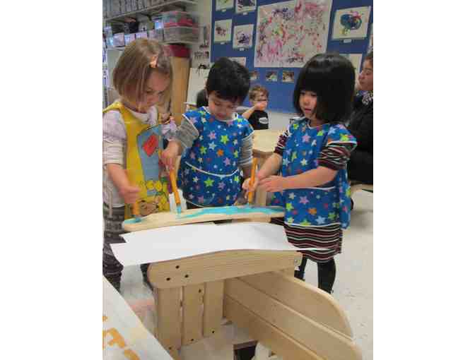 45 Red 1 - Handprint Rocking Chair