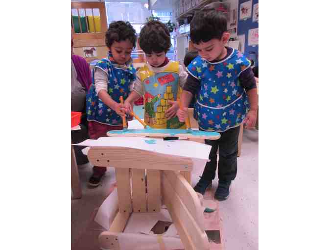 45 Red 1 - Handprint Rocking Chair